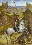 Rogier van der Weyden St. George and Dragon oil painting